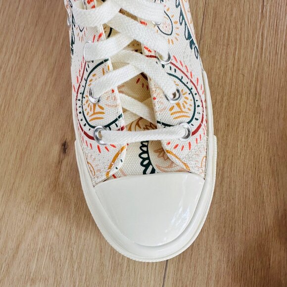 ⭐Converse Chuck 70 Plus Hi 7.5 Men's Shoes Beige Floral Paisley Sneakers A08172C - Picture 6 of 9